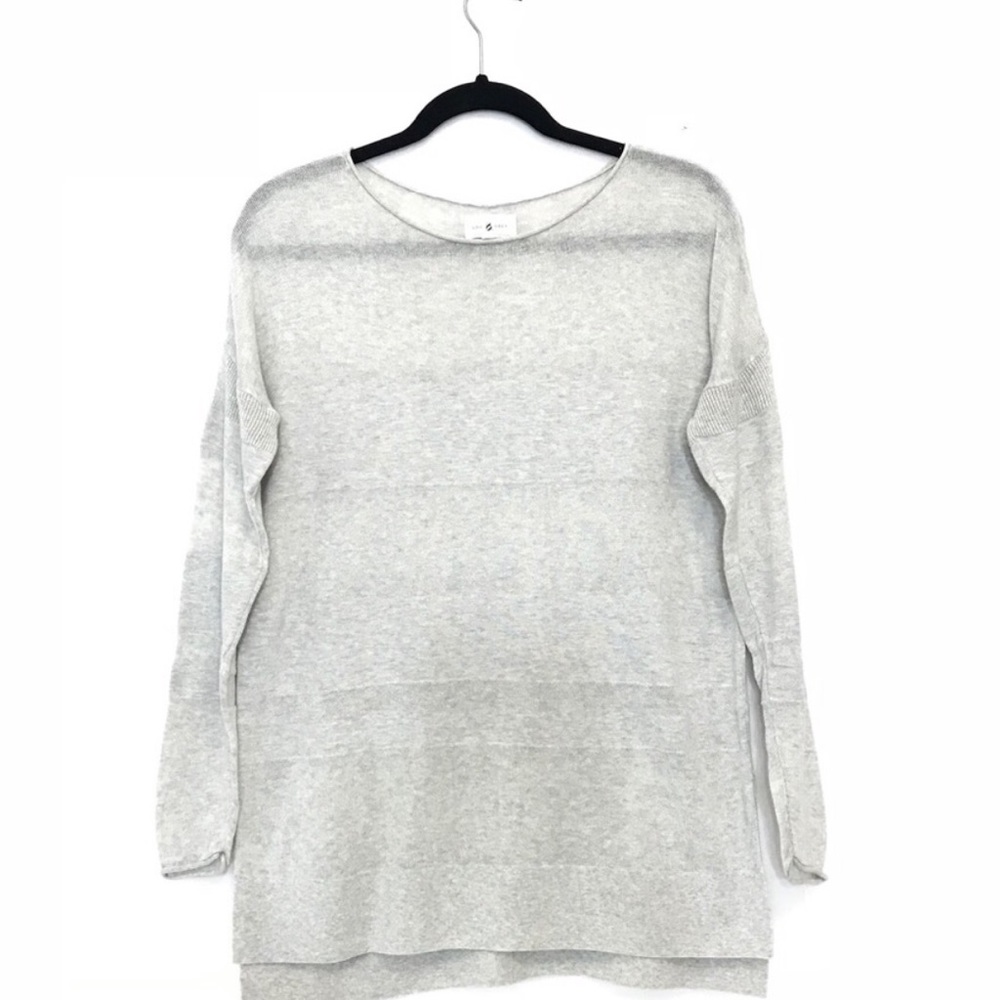 Lou and Grey Shadow Stripe Light Sweater